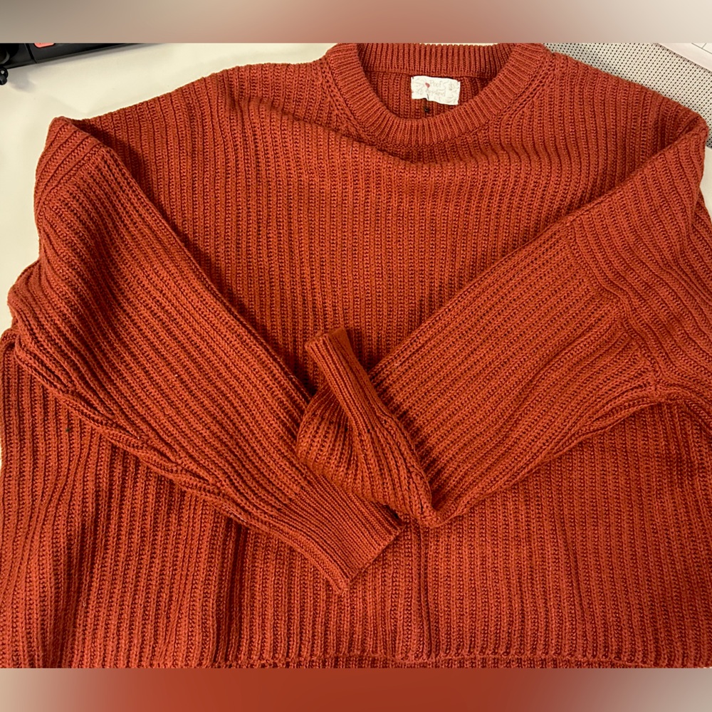 2/$20 - Women's sweater, size large, cropped